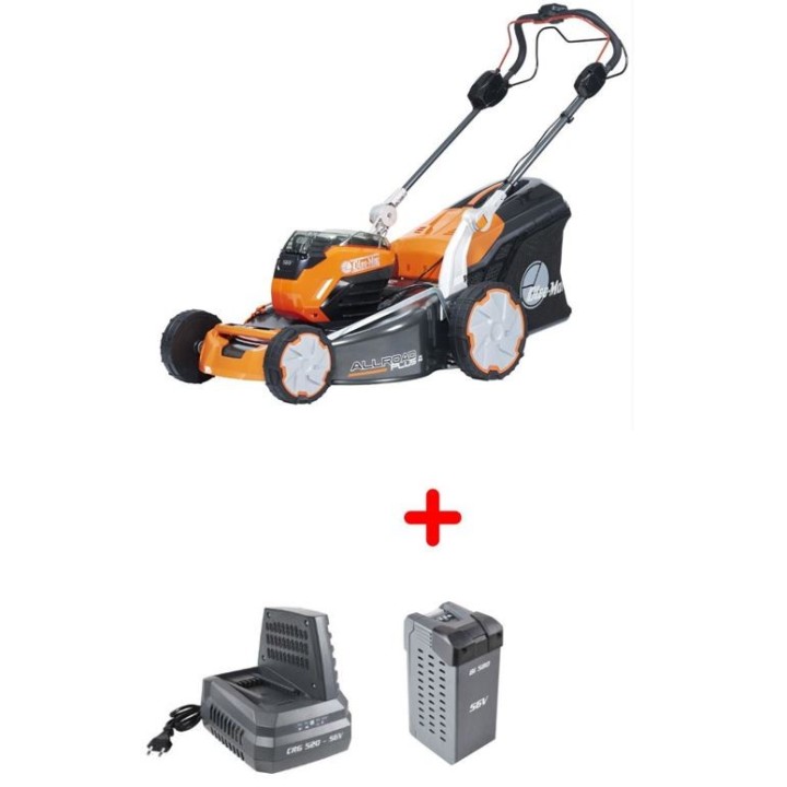 Tagliaerba rasaerba tosaerba a batteria OLEOMAC Gi553V 56V larghezza taglio 51cm | Newgardenmac.com