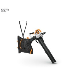 Trituratore aspiratore a batteria STIHL SHA 140 36V cesto raccolta 55 L | Newgardenmac.com