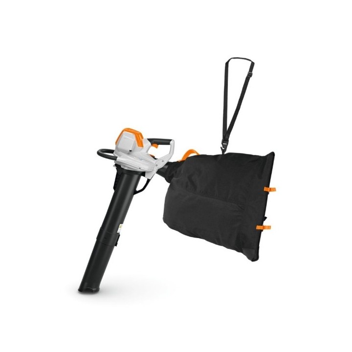 Broyeur/aspirateur à batterie STIHL SHA 140 36 V avec bac de ramassage de 55 L | Newgardenmac.com