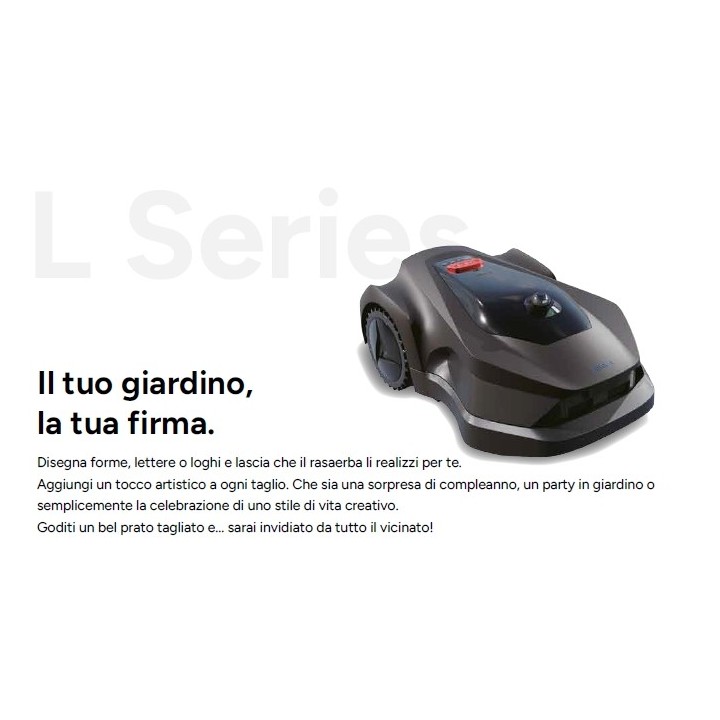 Robot tagliaerba iGarden L30 Bluetooth - Wi-Fi - 4G 3D LiDAR fino a 1000 mq | Newgardenmac.com