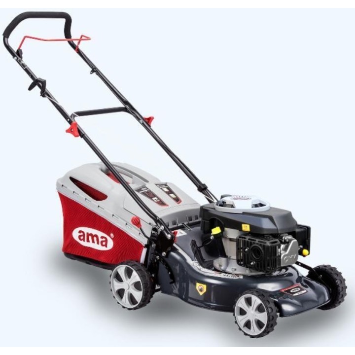 AMA NRS 465 petrol lawnmower, 146 cc, 46 cm cutting width, 60 L grass catcher | Newgardenmac.com