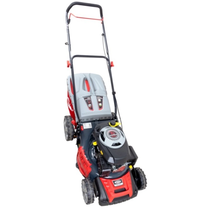 Tondeuse à gazon thermique AMA NRS 465T 146 cm³, largeur de coupe 46 cm, bac de ramassage 60 L | Newgardenmac.com