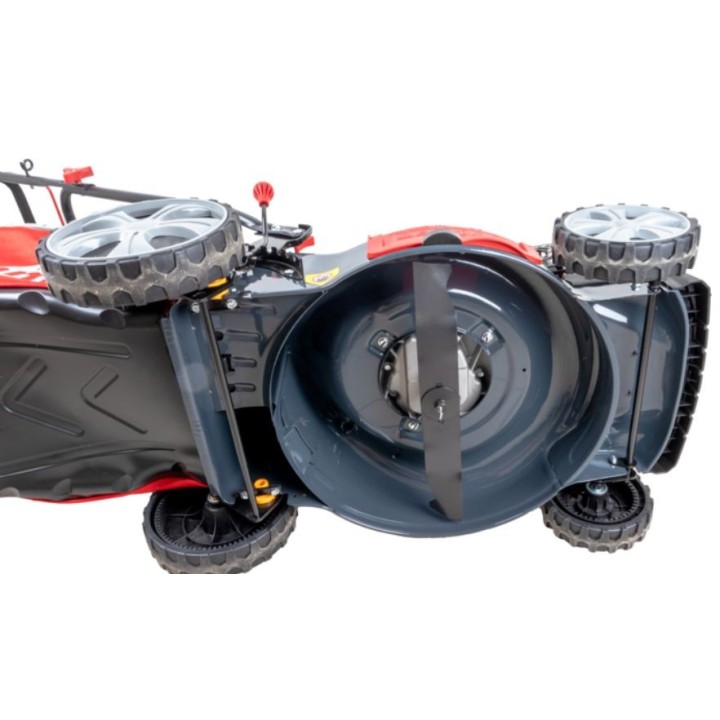 Tondeuse à gazon thermique AMA NRS 465T 146 cm³, largeur de coupe 46 cm, bac de ramassage 60 L | Newgardenmac.com