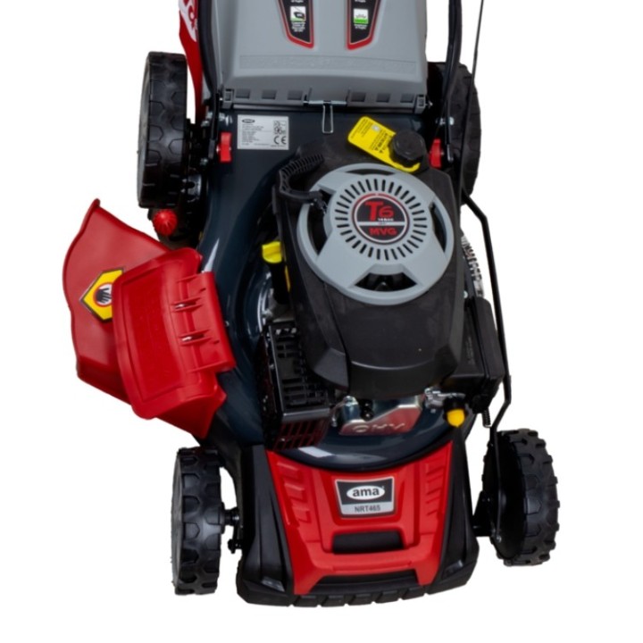 Cortacésped de gasolina AMA NRT 465, 146 cc, ancho de corte de 46 cm, recolector de césped de 60 L | Newgardenmac.com