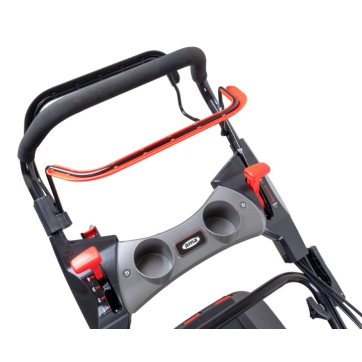 Tondeuse à gazon thermique AMA TRX 510 DL 173 cm³, largeur de coupe 51 cm, bac de ramassage 65 L | Newgardenmac.com