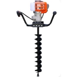 Tarière à essence AMA avec moteur de 53 cm3 et foret de 100 mm de diamètre inclus | Newgardenmac.com
