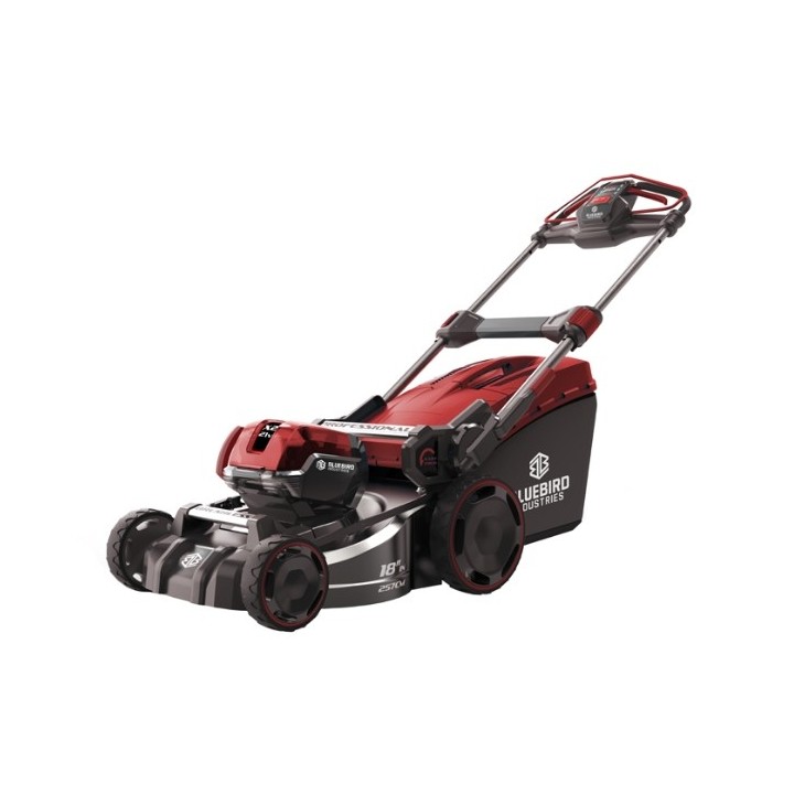 Cortacésped BLUE BIRD LM 22-41, ancho de corte 41 cm, 2 baterías incluidas | Newgardenmac.com
