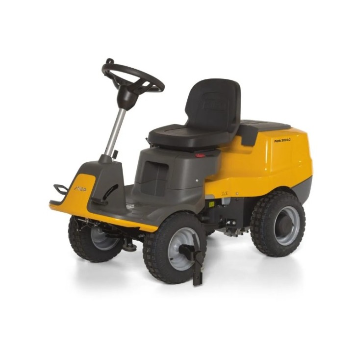 Trattorino tagliaerba a scoppio STIGA Park 300 LC 414cc piatto frontale incluso | Newgardenmac.com