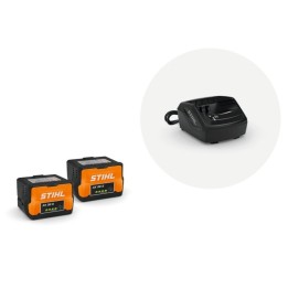 Kit de 2 baterías AK30S y cargador AL101 ORIGINAL STIHL STARTER SET AK30S PLUS | Newgardenmac.com