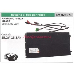 Batteria al litio per robot serie L200 L300 ambrogio stiga lizard 028071 | Newgardenmac.com