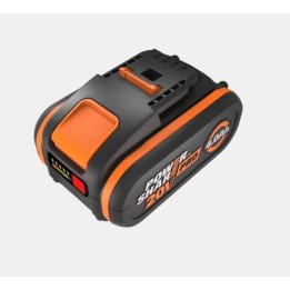 Batterie WORX POWER SHARE PRO 20 V 4,0 Ah avec indicateur de charge | Newgardenmac.com