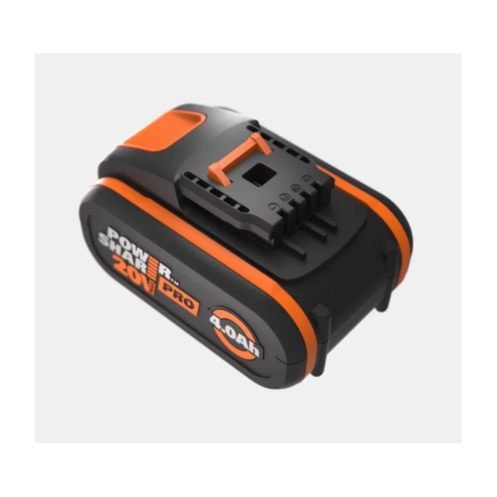 Batteria 20 V 4.0 Ah WORX POWER SHARE PRO con indicatore di carica | Newgardenmac.com