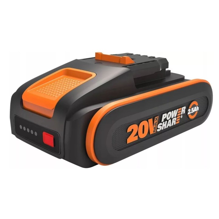 Batteria al litio ORIGINALE WORX POWER SHARE 20V 2.5Ah WA3640 | Newgardenmac.com