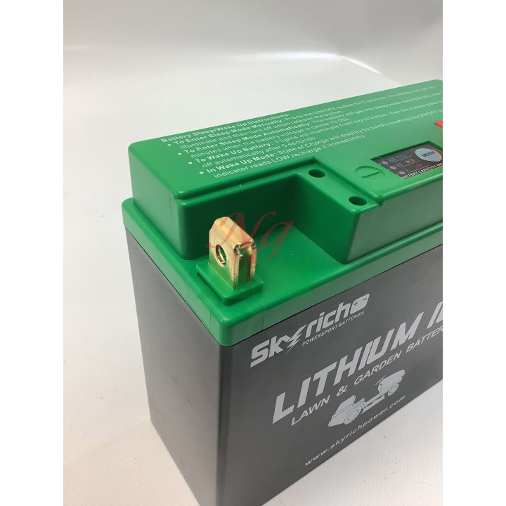 Batteria al litio SKYRICH trattorino tagliaerba capacita' 22Ah tensione 12V leggerissima | Newgardenmac.com