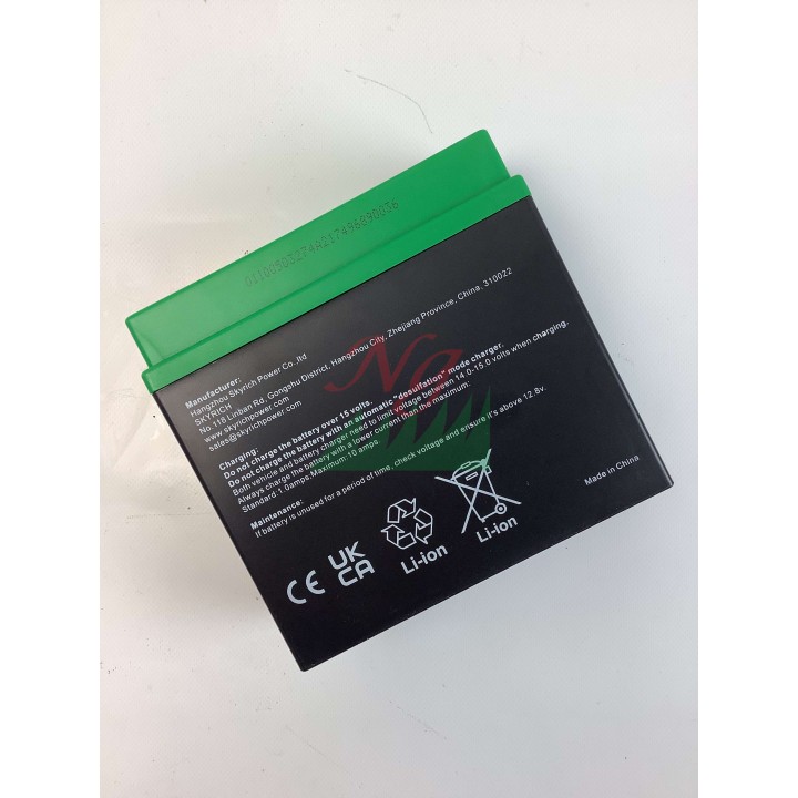 Batteria al litio SKYRICH trattorino tagliaerba capacita' 22Ah tensione 12V leggerissima | Newgardenmac.com