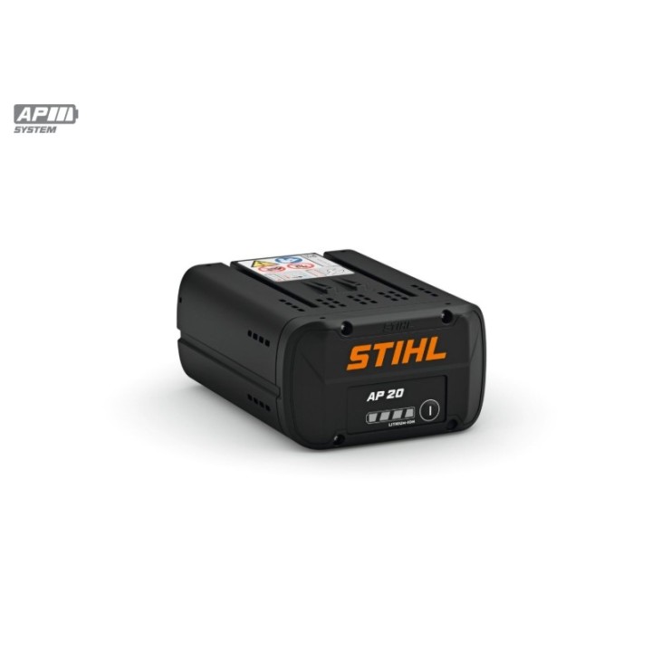 Batterie lithium-ion STIHL AP20, tension 36 V, capacité 2 Ah, charge à 4 LED | Newgardenmac.com