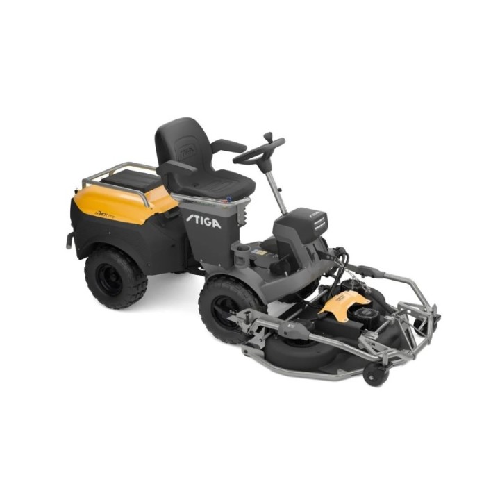 Cortacésped frontal a batería STIGA EPARK PRO con un ancho de corte de 110 cm. | Newgardenmac.com