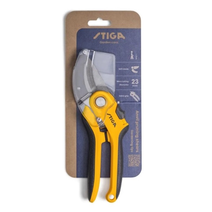 Forbice da potatura STIGA Incudine max taglio 23 mm impugnatura comfort | Newgardenmac.com