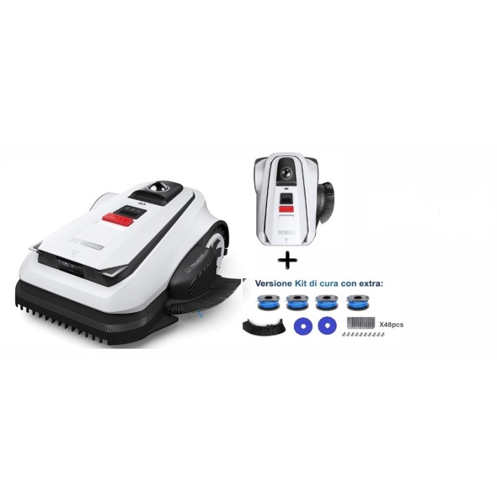 Tondeuse à gazon robot ECOVACS GOAT A1600 LiDAR PRO 1600m2 TruEdge Trimmer + Kit d'entretien | Newgardenmac.com