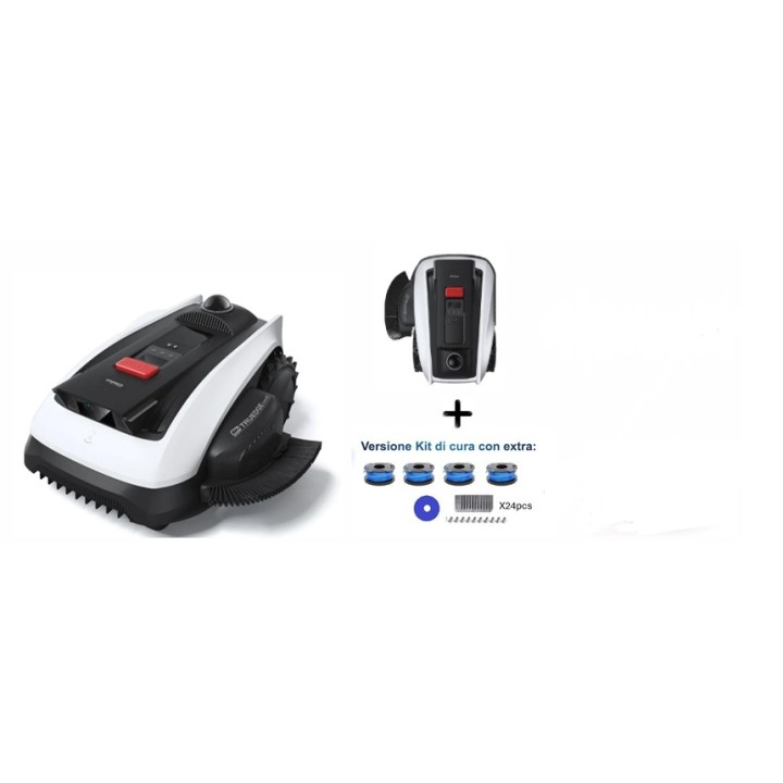 Tondeuse robot ECOVACS GOAT O1200 LiDAR PRO 1000m2 avec coupe-bordures TruEdge et kit d'entretien inclus | Newgardenmac.com