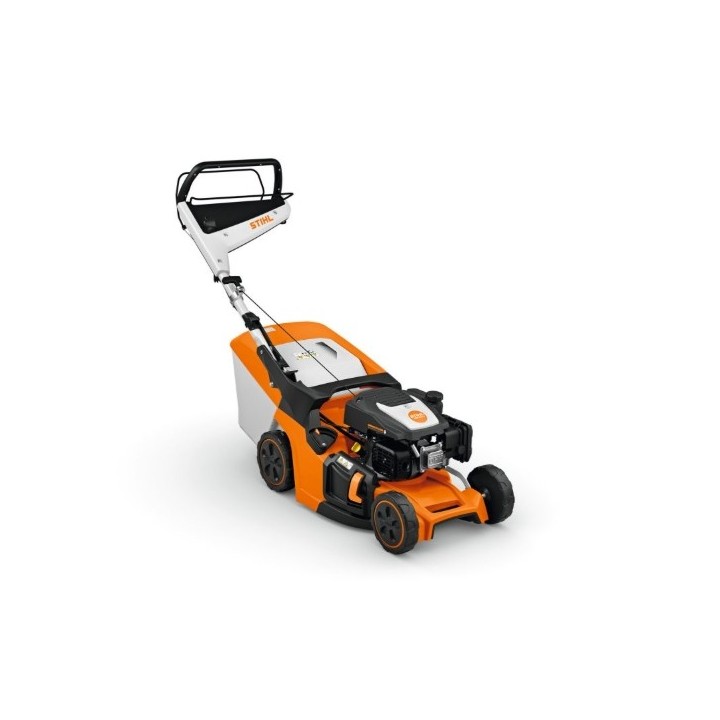 Cortadora de césped a gasolina STIHL RM443V de 139 cc, ancho de corte de 41 cm, recolector de césped de 52 L | Newgardenmac.com