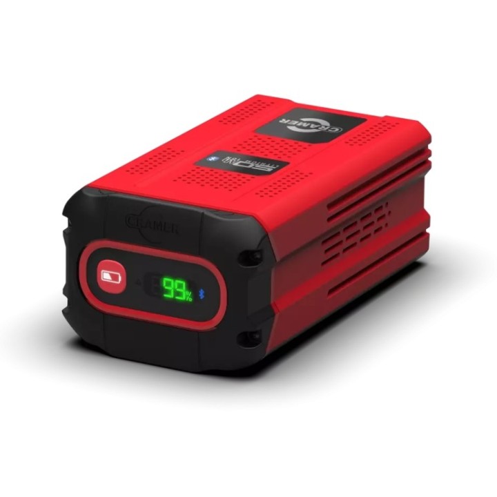 CRAMER 5 Ah 82 V lithium battery up to 800-1000 m2 with one charge | Newgardenmac.com