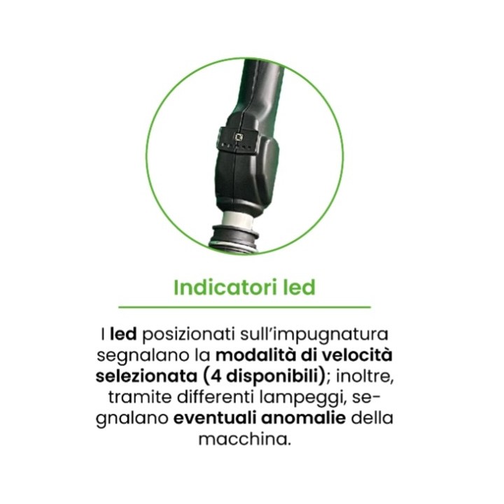 Tagliasiepi ad asta a batteria ACTIVE MTP 1500 SCORPION 1500W lama 48 cm | Newgardenmac.com
