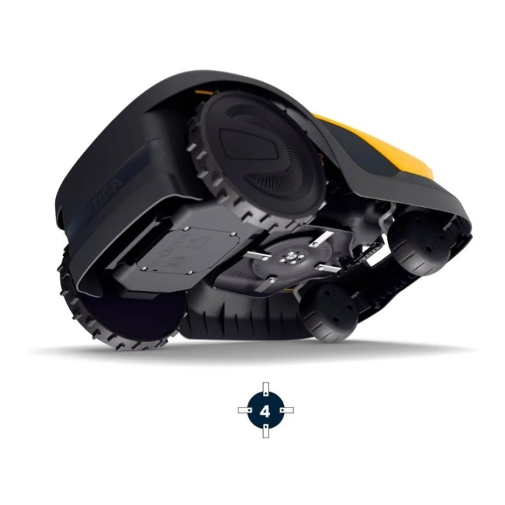 STIGA A 6V Bluetooth - 4G autonomer Mähroboter für Flächen bis zu 600 m² | Newgardenmac.com