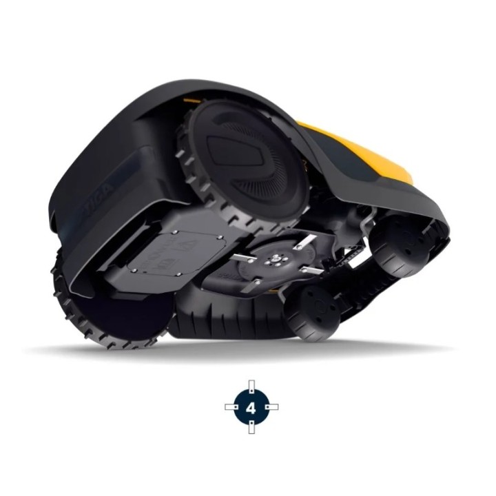 Cortacésped robot autónomo STIGA A 8v Bluetooth - 4G de hasta 800 m² | Newgardenmac.com
