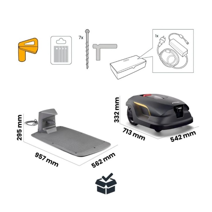Cortacésped robot autónomo STIGA A 50v Bluetooth - 4G para césped de hasta 5000 m² | Newgardenmac.com