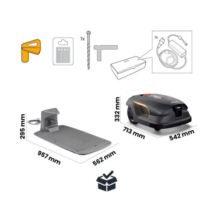 STIGA A 100v Bluetooth - 4G autonomous robot lawnmower up to 10,000 m2 | Newgardenmac.com