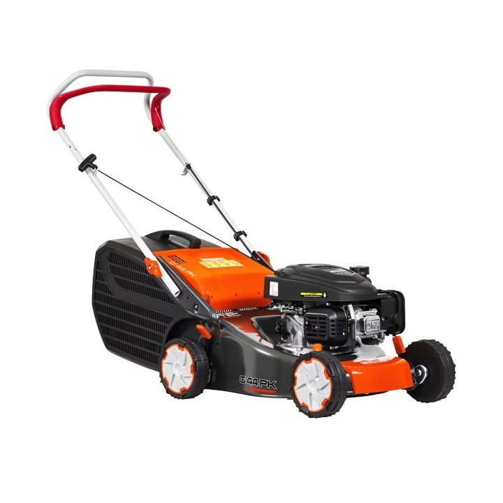 Cortacésped de gasolina OLEOMAC G44PK COMFORT de 123 cc, ancho de corte de 41 cm, recogedor de césped de 60 L. | Newgardenmac...