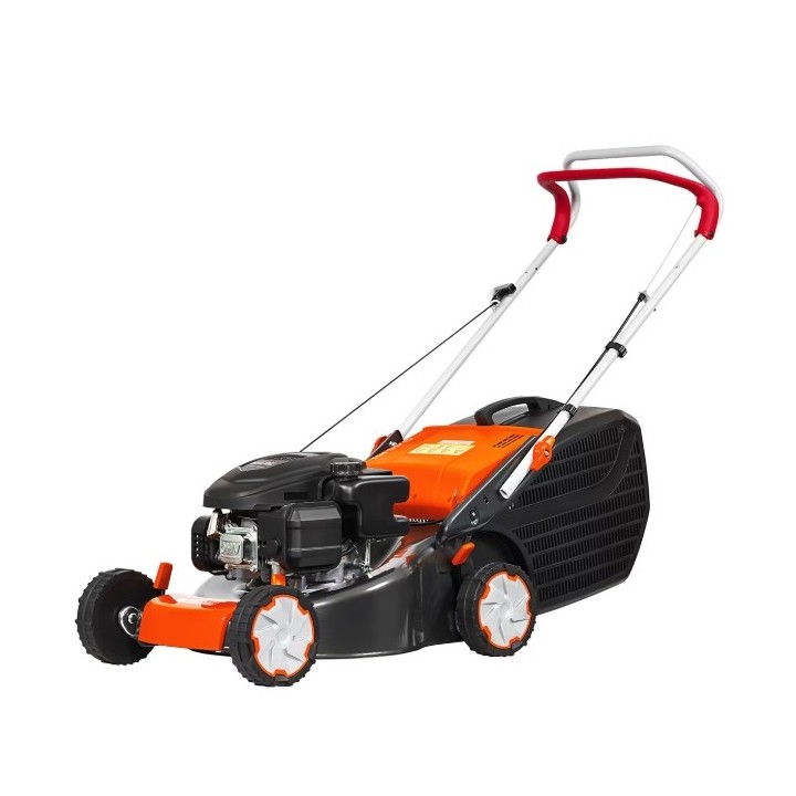 Cortacésped de gasolina OLEOMAC G44PK COMFORT de 123 cc, ancho de corte de 41 cm, recogedor de césped de 60 L. | Newgardenmac...
