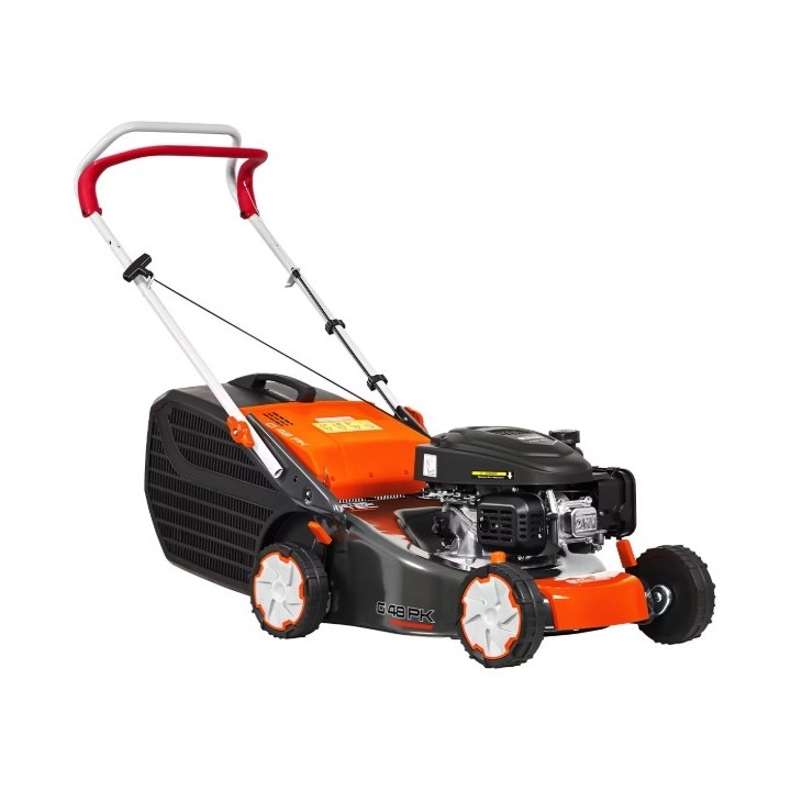 Cortacésped de gasolina OLEOMAC G48PK COMFORT de 123 cc, ancho de corte de 46 cm, recogedor de césped de 60 L. | Newgardenmac...
