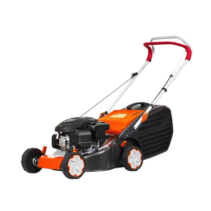 Cortacésped de gasolina OLEOMAC G48PK COMFORT de 123 cc, ancho de corte de 46 cm, recogedor de césped de 60 L. | Newgardenmac...