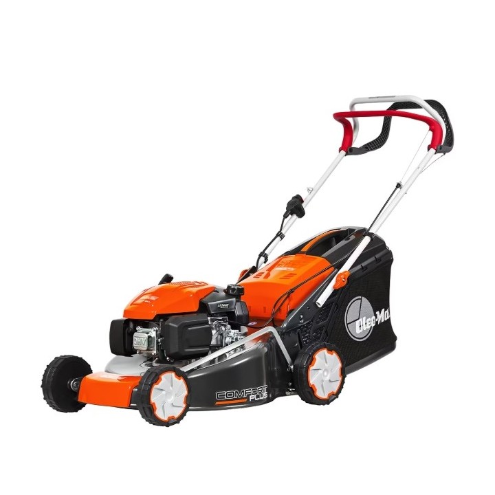 OLEOMAC G48TKE COMFORT PLUS 166cc self-propelled petrol lawnmower, cutting width 46cm | Newgardenmac.com