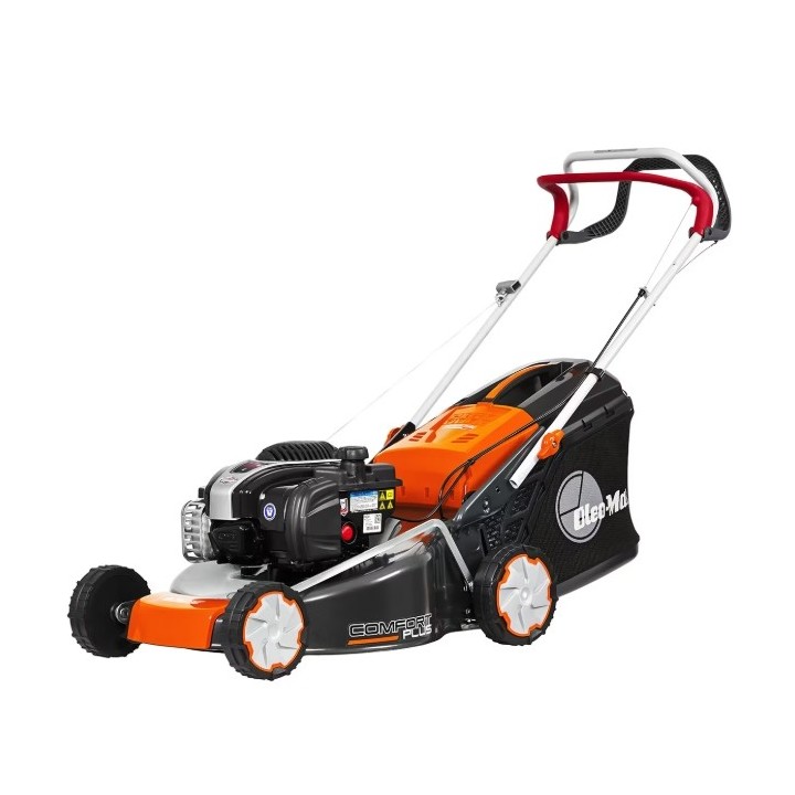 OLEOMAC G48TBQ COMFORT PLUS 140 cm³ Benzin-Rasenmäher mit Eigenantrieb, 46 cm Schnittbreite | Newgardenmac.com