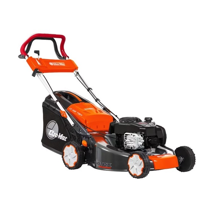 Cortacésped autopropulsado de gasolina OLEOMAC G48TBX COMFORT PLUS de 150 cc, ancho de corte de 46 cm. | Newgardenmac.com