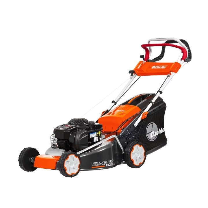 Cortacésped autopropulsado de gasolina OLEOMAC G48TBX COMFORT PLUS de 150 cc, ancho de corte de 46 cm. | Newgardenmac.com