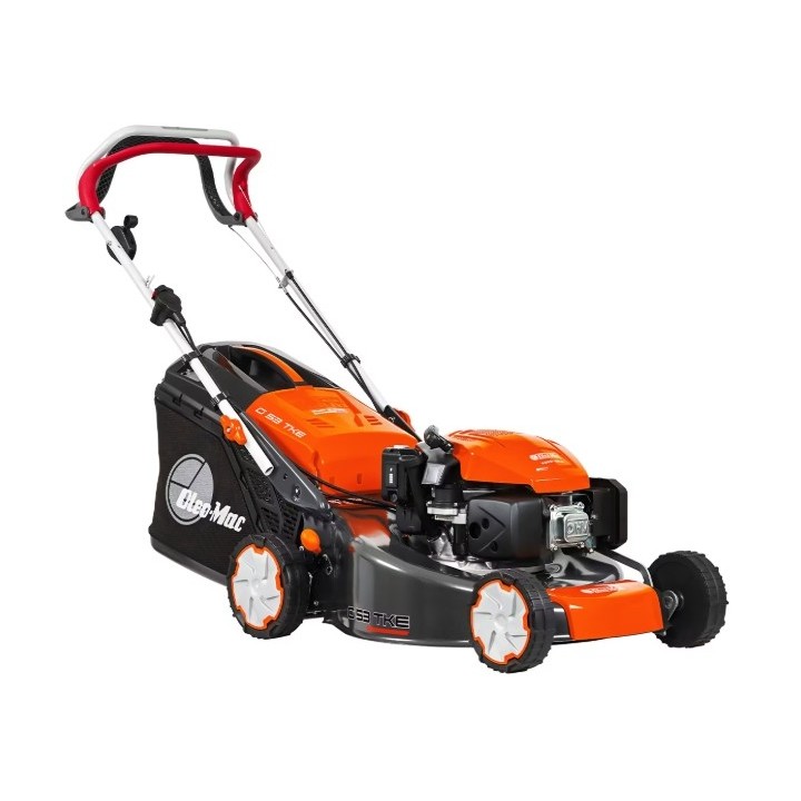 Cortacésped autopropulsado de gasolina OLEOMAC G53TKE COMFORT PLUS de 166 cc, ancho de corte de 51 cm. | Newgardenmac.com