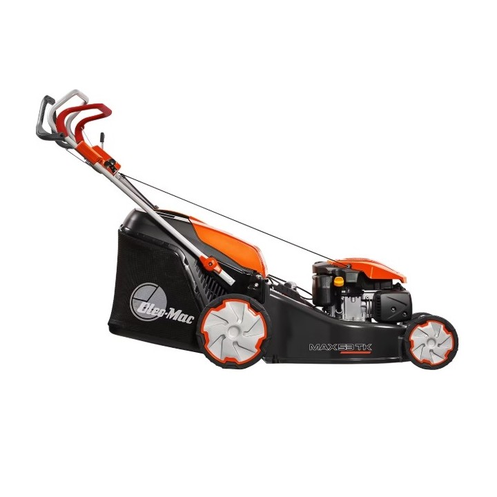 OLEOMAC MAX53TK ALLROAD ALUMINIUM 196cc self-propelled petrol lawnmower, 51cm cutting width | Newgardenmac.com