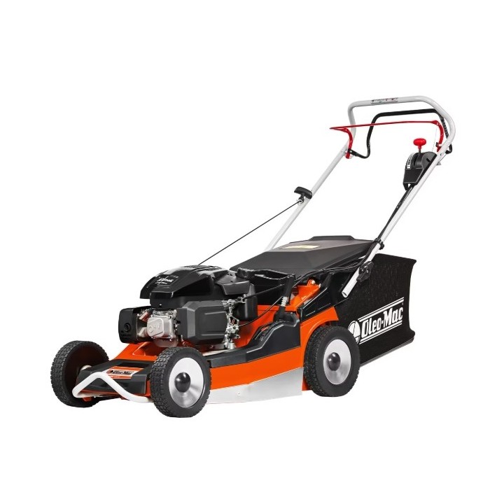 Cortacésped autopropulsado de gasolina OLEOMAC LUX55TK de 196 cc, ancho de corte de 53 cm, recogedor de hierba de 80 L. | New...
