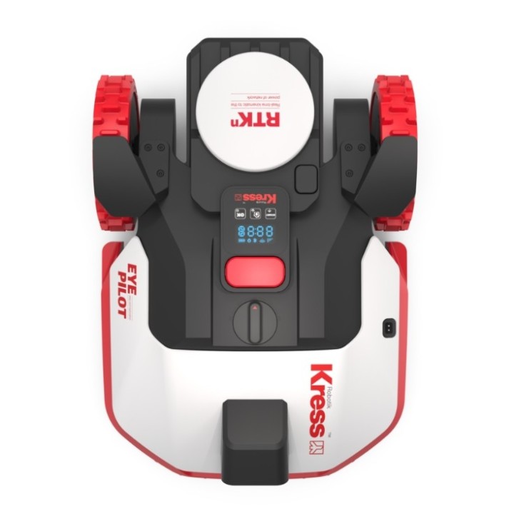 Robot cortacésped KRESS KR251E EyePilot 1000m2 RTKn AI VSLAM Wi-Fi - Bluetooth - App | Newgardenmac.com