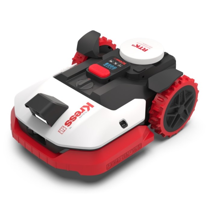 Robot tagliaerba KRESS KR250E EyePilot 500mq RTK AI VSLAM Wi-Fi - Bluetooth - App | Newgardenmac.com