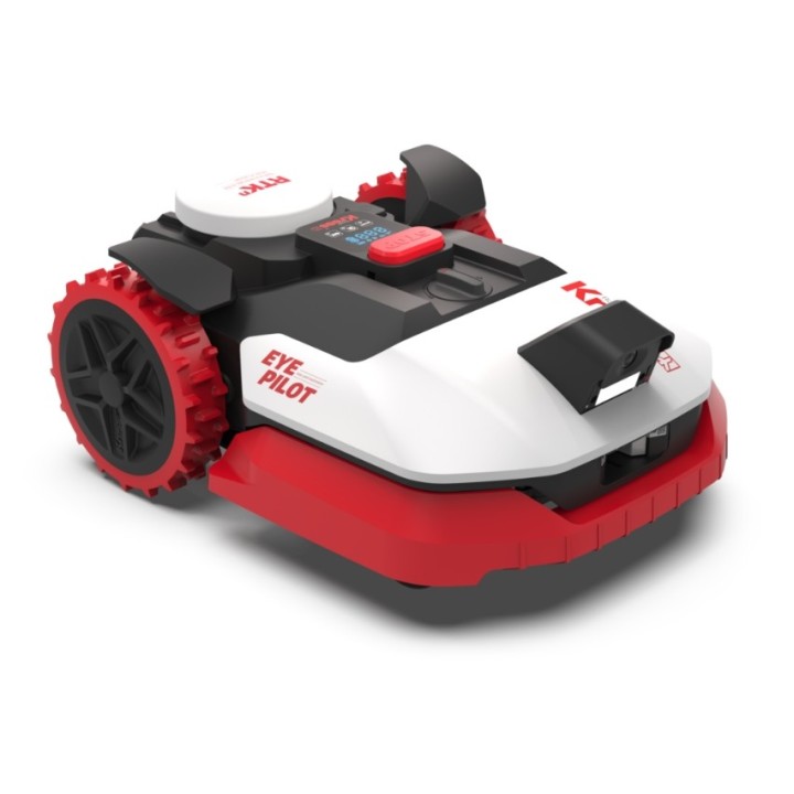 Robot tagliaerba KRESS KR250E EyePilot 500mq RTKn AI VSLAM Wi-Fi - Bluetooth - App | Newgardenmac.com