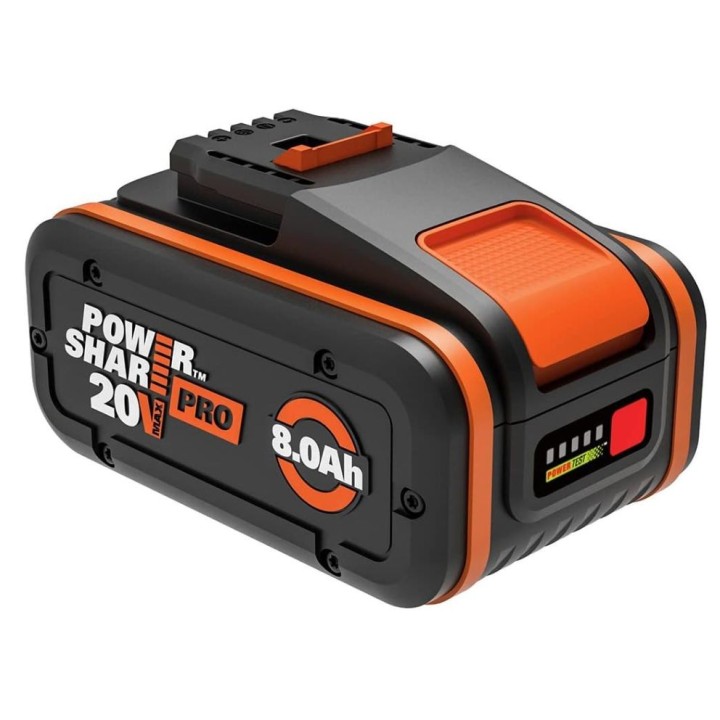 WA3648 - Batteria al litio 20 V da 8 Ah Worx | Newgardenmac.com