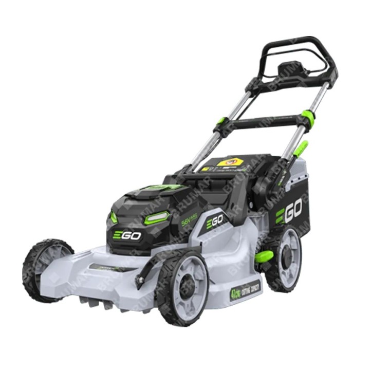 EGO LM1912E 56V Brushless battery-powered push lawnmower, 47cm cutting width, 55L basket | Newgardenmac.com