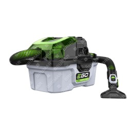 Aspirateur sans fil EGO WDV0300E 56 V avec réservoir de 12 L et puissance de 180 m³/h | Newgardenmac.com