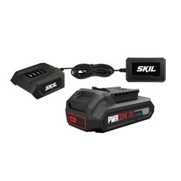 Kit Batteria al litio 2.0 Ah + Caricabatterie 1.0 A SKIL 3133AA linea PWRCORE 20 | Newgardenmac.com