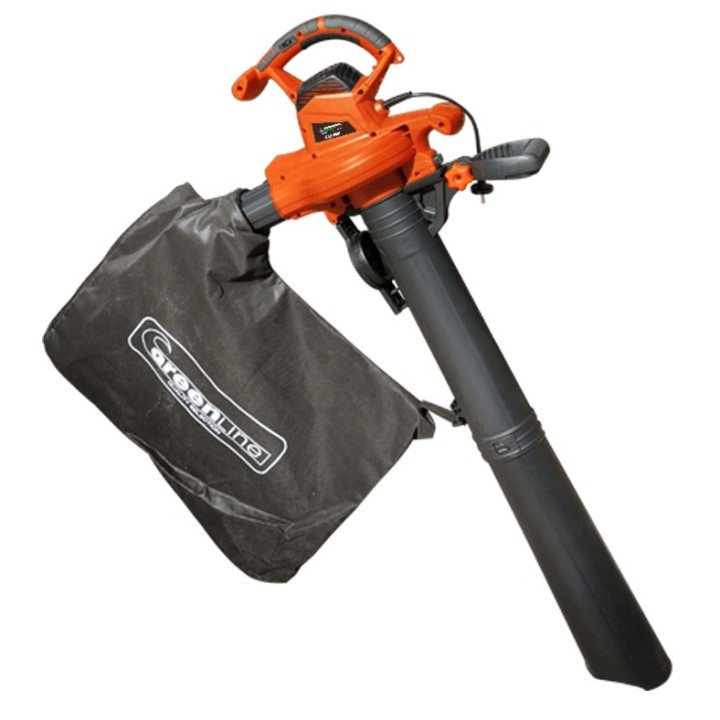 Soffiatore aspiratore elettrico GREENLINE GLE3000 velocita' aria 300 km/h | Newgardenmac.com